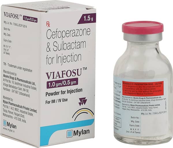 Viafosu 1000/500mg Dry Vial Of 1.5gm Powder For Injection