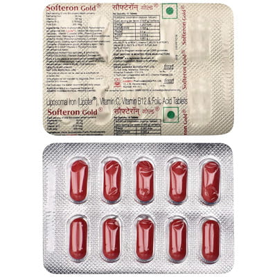 New Softeron Gold Strip Of 10 Tablets