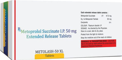 Metolash 50mg Xl Strip Of 10 Tablets