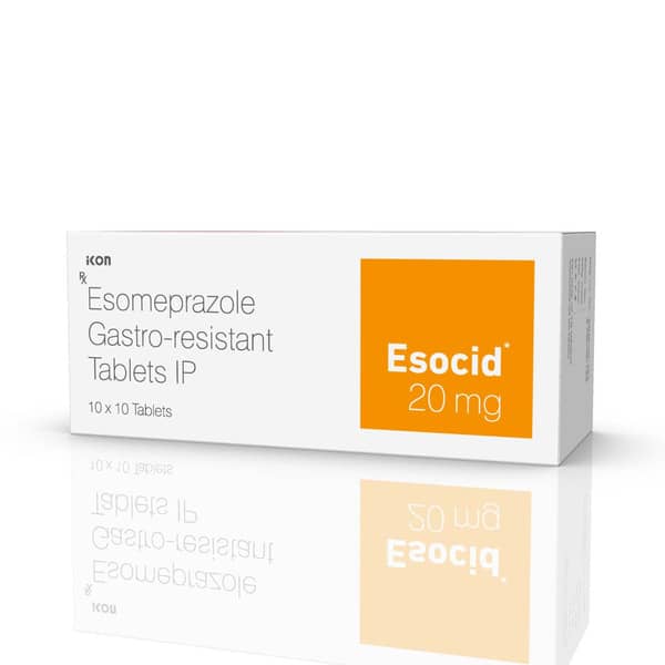 Esocid 20Mg Strip Of 10 Tablets