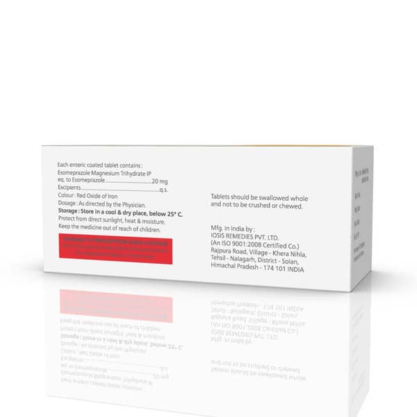 Esocid 20Mg Strip Of 10 Tablets