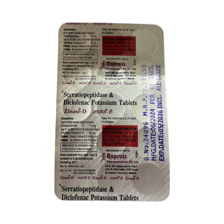 Zinase D Strip Of 15 Tablets