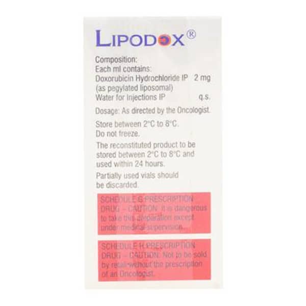 Lipodox 10 Mg Injection 1 No's
