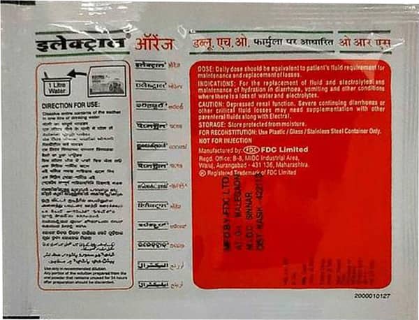 Electral Oral Powder | Orange Flavour