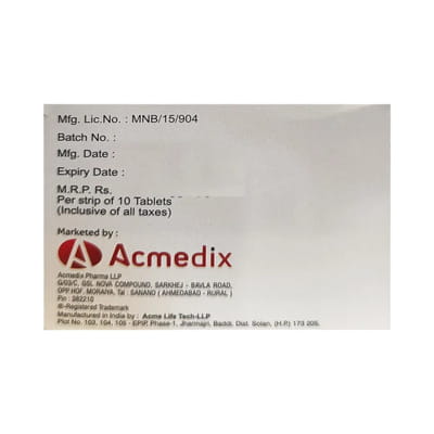 Acmeglim Mv 2mg Strip Of 10 Tablets