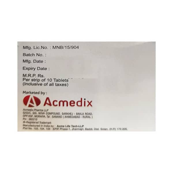 Acmeglim Mv 2Mg Strip Of 10 Tablets