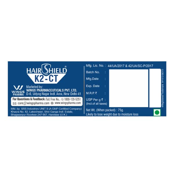 Hair Shield K2 Ct Medicated Soap 75Gm
