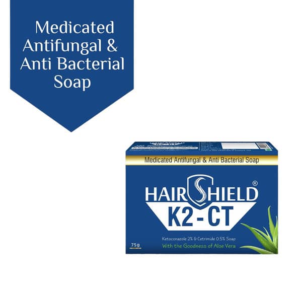 Hair Shield K2 Ct Medicated Soap 75Gm