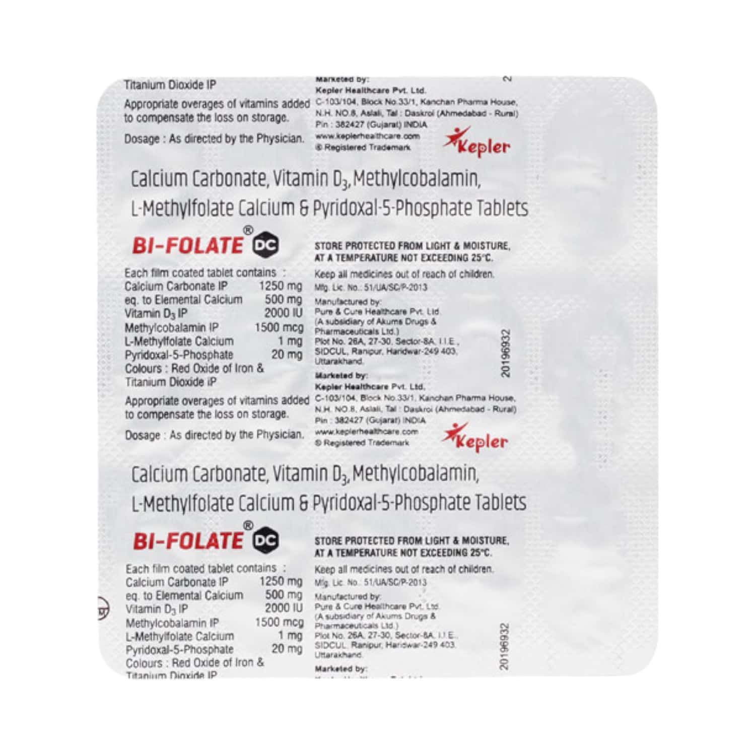 Bi-Folate DC Tablet: Uses, Side Effects, Price, Dosage & More Info ...