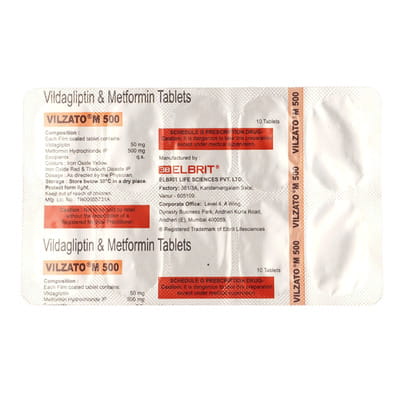 Vilzato M 500mg Strip Of 10 Tablets