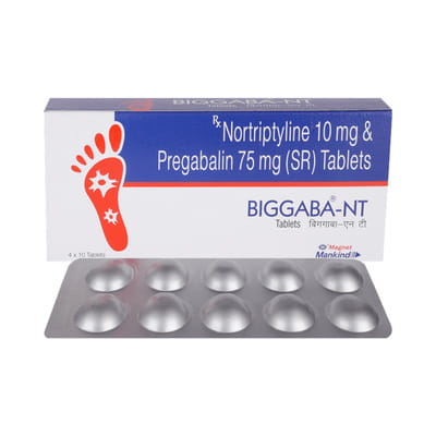 Biggaba Nt Strip Of 10 Tablets