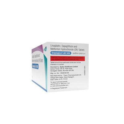 Dapaglyn Lm 500mg Strip Of 10 Tablets
