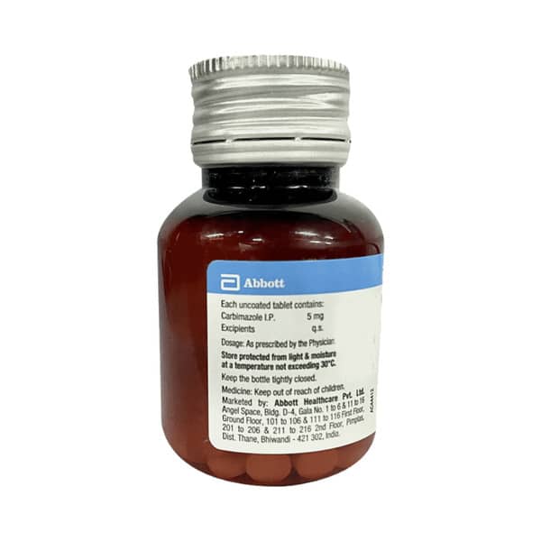 Neo Mercazole 5mg Bottle Of 130 Tablets