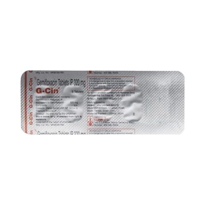 G Cin Strip Of 10 Tablets