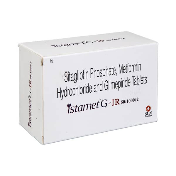 Istamet G IR 50/1000/2mg Tablet