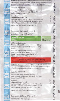 Winbp Am 20mg Strip Of 15 Tablets