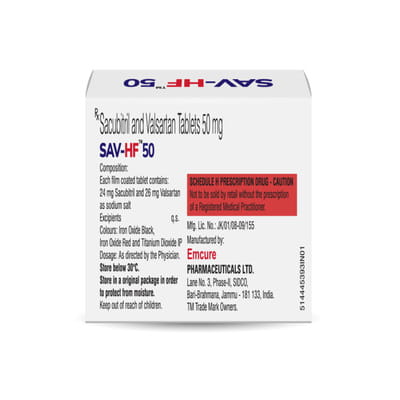 Sav Hf 50mg Strip Of 10 Tablets
