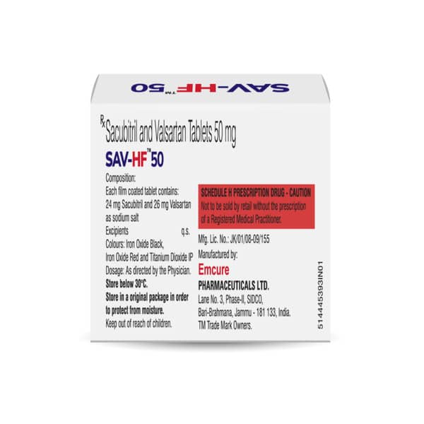 Sav Hf 50mg Strip Of 10 Tablets