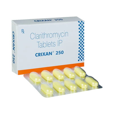 Crixan 250mg Strip Of 10 Tablets