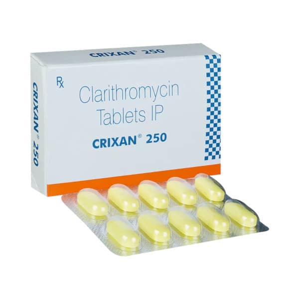 Crixan 250mg Strip Of 10 Tablets