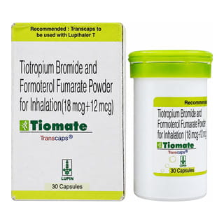 Tiomate 12/18Mcg Box Of 30 Transcaps