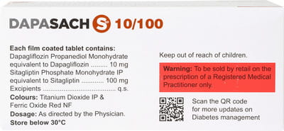Dapasach S 10/100 Strip Of 10 Tablets