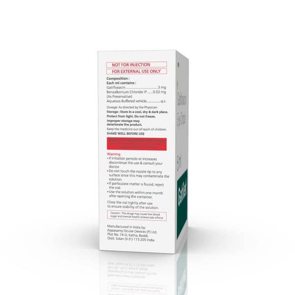 Gatilet Bottle Of 5Ml Eye Drops