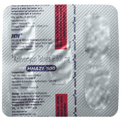 Hhazi 500 Strip Of 6 Tablets