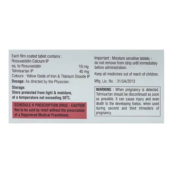 Telihep Rs 40/10Mg Strip Of 10 Tablets