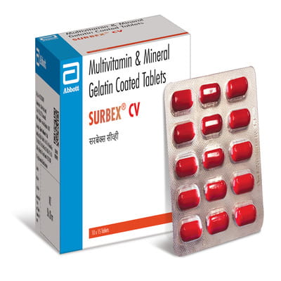 Surbex Cv Strip Of 15 Tablets