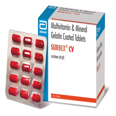 Surbex Cv Strip Of 15 Tablets