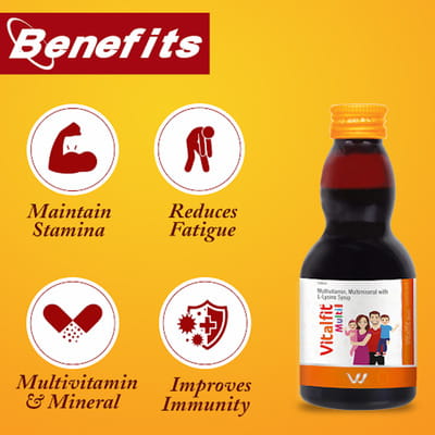 Vitalfit Multi Bottle Of 200ml Syrup