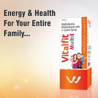 Vitalfit Multi Bottle Of 200ml Syrup