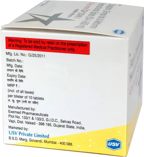 Glycomet Gp Star 1mg Strip Of 10 Tablets