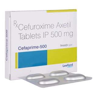 Cefaprime 500Mg Strip Of 10 Tablets