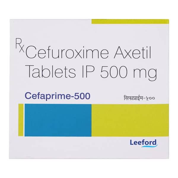 Cefaprime 500Mg Strip Of 10 Tablets