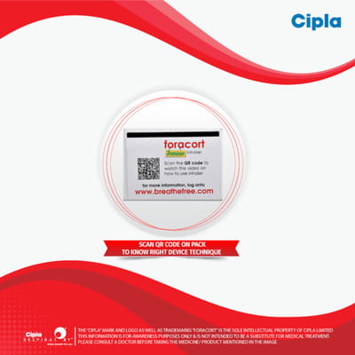 Foracort Junior Box Of 120md Metered Dose Inhaler