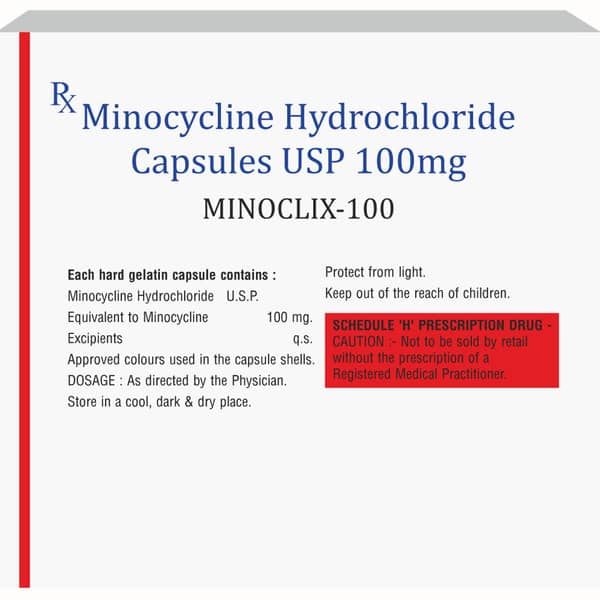 Minoclix 100Mg Strip Of 10 Capsules