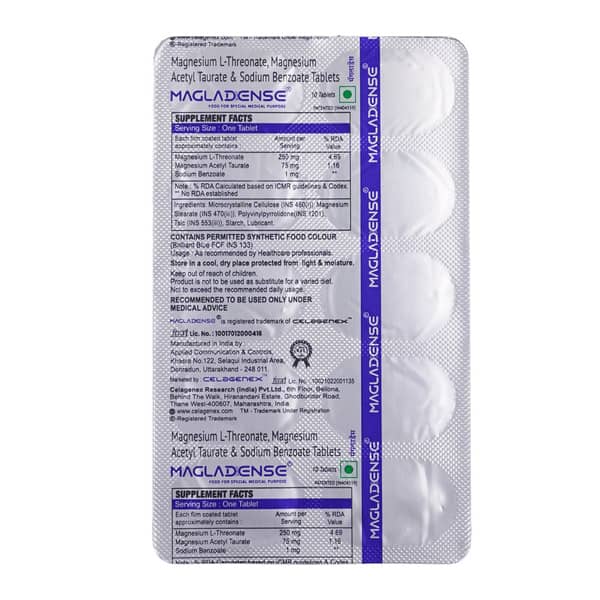 Magladense Strip Of 10 Tablets