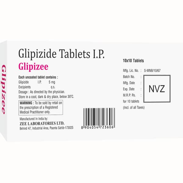 Glipizee 5Mg Strip Of 10 Tablets