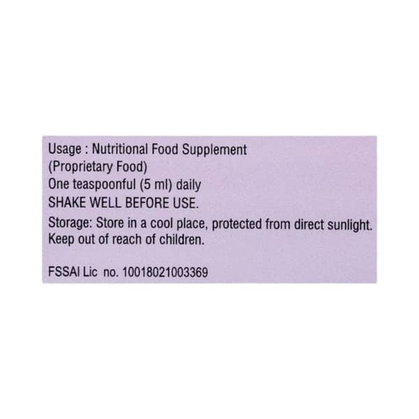 Oxzim Plus Mixed Fruit Flavour Bottle Of 200ml Syrup