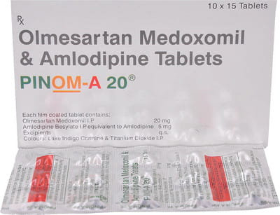 Pinom A 20mg Strip Of 15 Tablets
