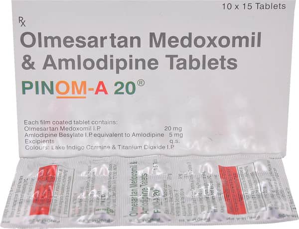 Pinom A 20mg Strip Of 15 Tablets