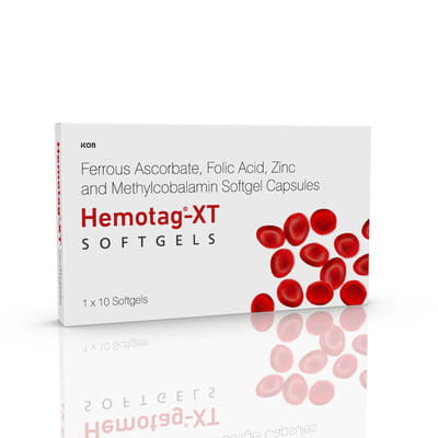 Hemotag Xt Strip Of 10 Softgel Capsules
