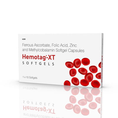 Hemotag Xt Strip Of 10 Softgel Capsules