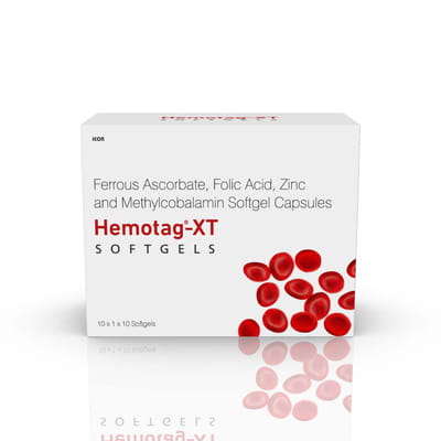 Hemotag Xt Strip Of 10 Softgel Capsules