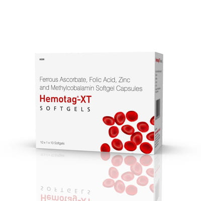 Hemotag Xt Strip Of 10 Softgel Capsules
