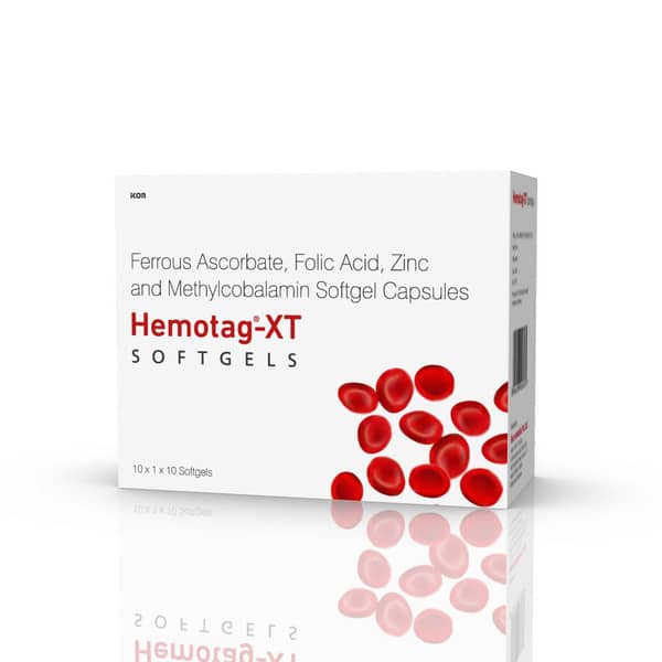 Hemotag Xt Strip Of 10 Softgel Capsules