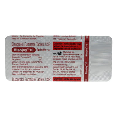 Bisojoy 10mg Strip Of 10 Tablets