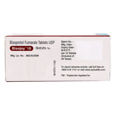 Bisojoy 10mg Strip Of 10 Tablets